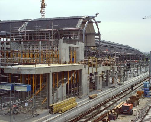 Bahnhofsbaustelle
