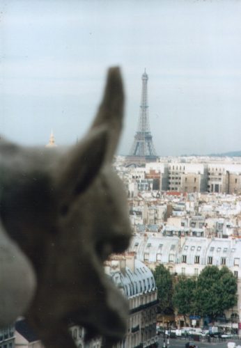 Der Eiffelturm von Notre-Dame